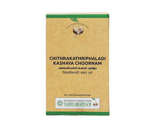 VAIDYARATNAM CHITHRAKATHRIPHALADI KASHAYA CHOORNAM