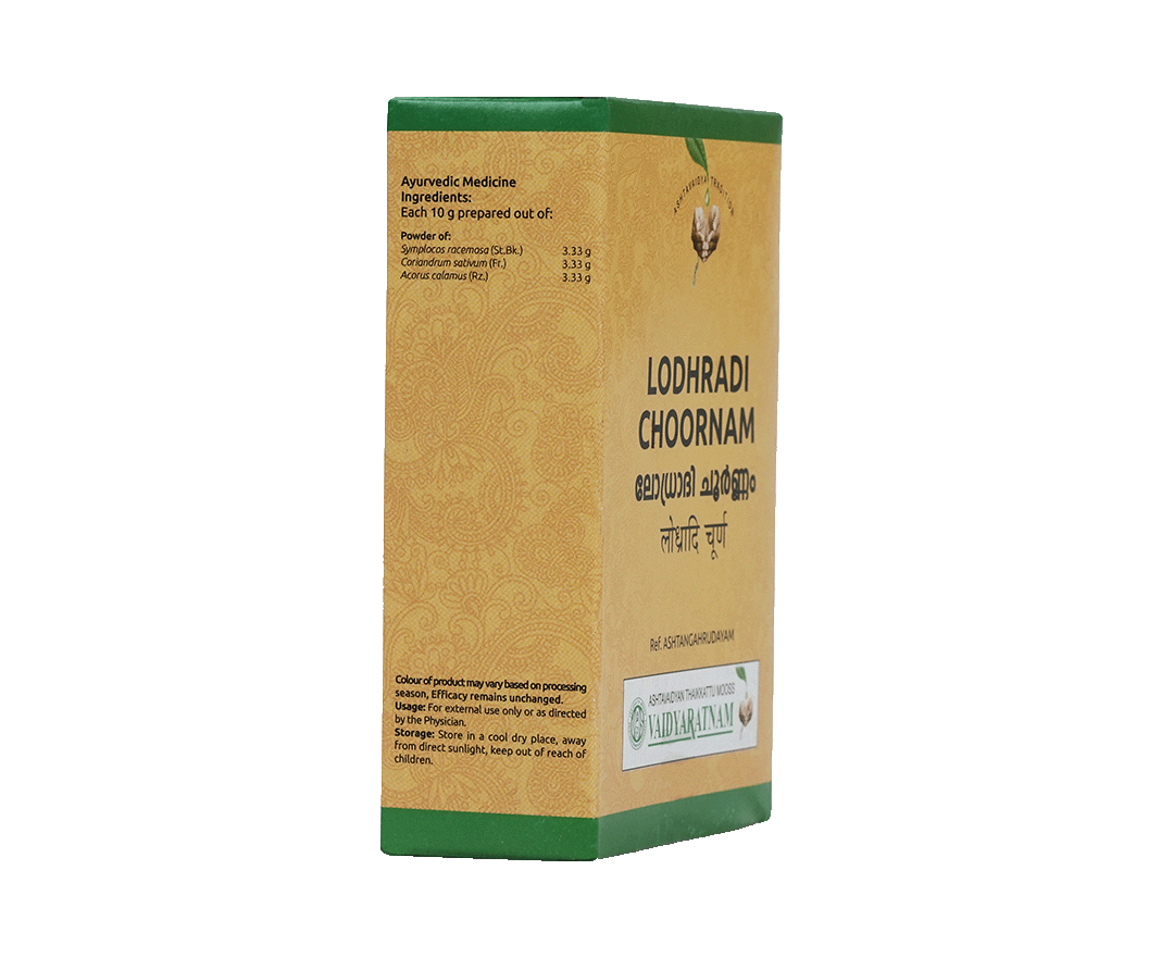 VAIDYARATNAM LODRADI CHOORNAM(VOA)